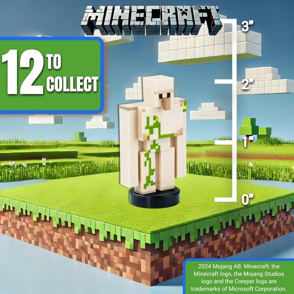 Minecraft Self-Inking Stampers Deluxe 8 Pack Collector Set With Hidden Surprise - Picture 3 of 9